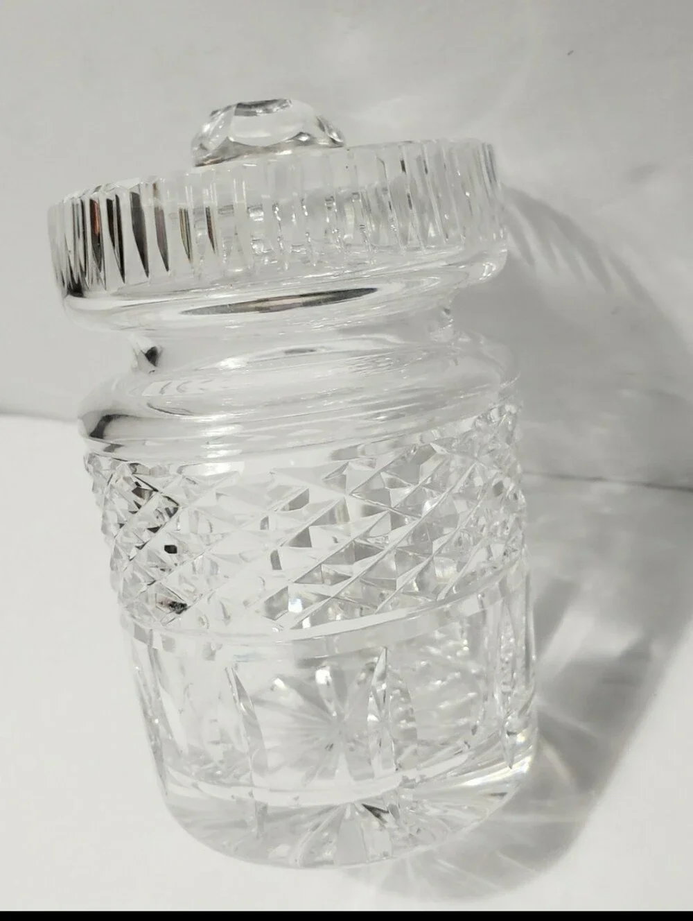 WATERFORD Crystal Jam & Honey Jar With Lid